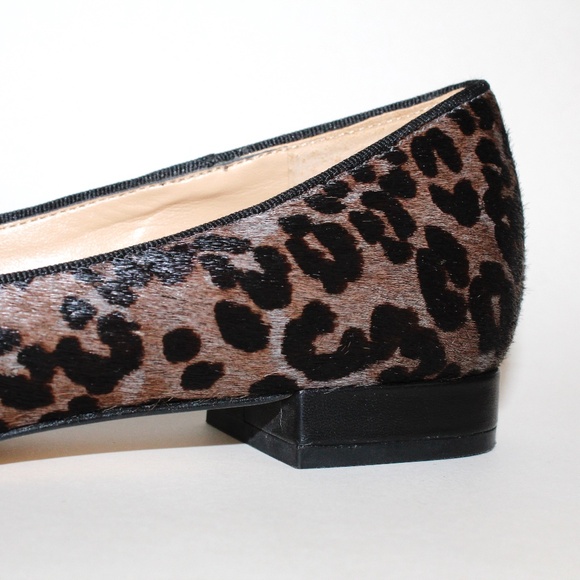 Talbots Leopard Print Ballet Flats in Calf Hair - Picture 9 of 14
